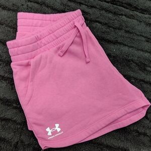 Under Armour Fleece Pink Shorts